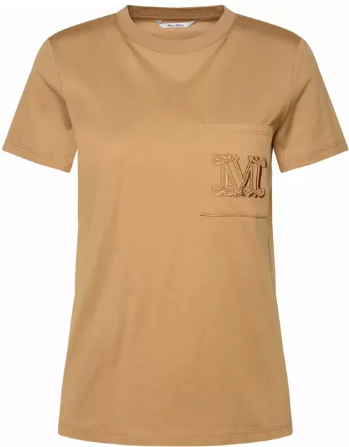 Max Mara Beige Cotton T-shirt