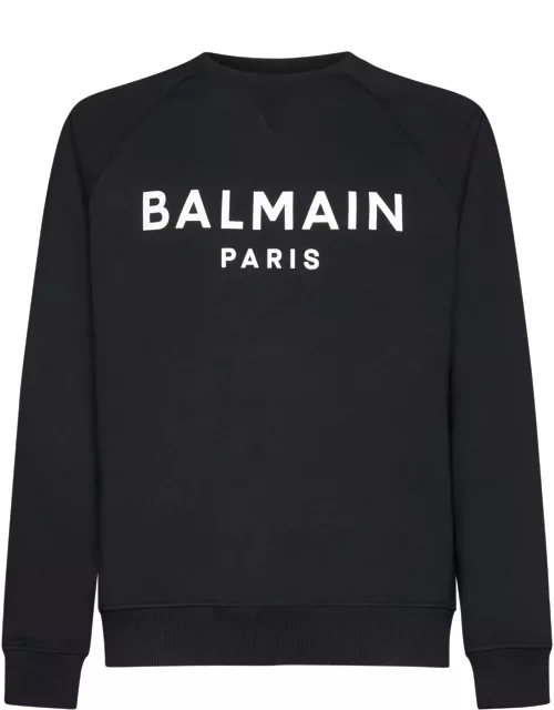 Balmain Logo Print Sweatshirt