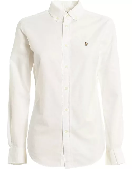 Ralph Lauren Logo Embroidered Long-sleeve Shirt
