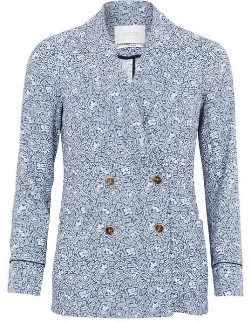 Scotch and Soda Double Breasted Blazer - Blue