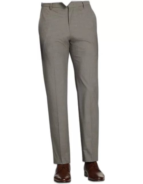 JoS. A. Bank Men's Slim Fit Dress Pants, Brown
