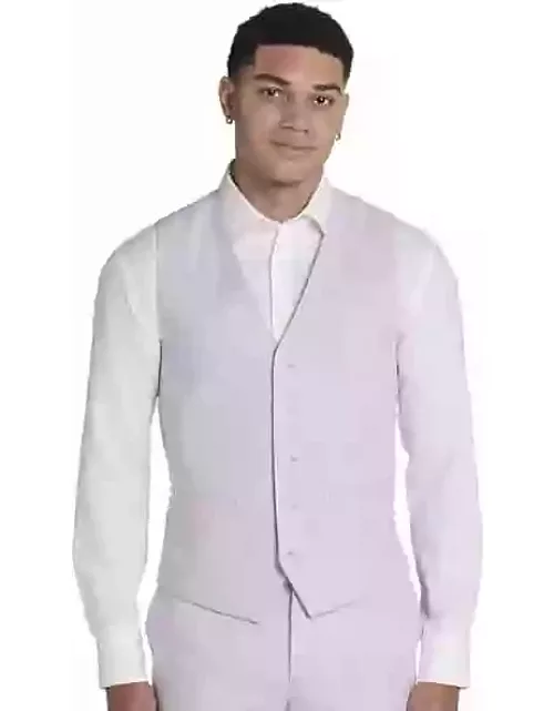 JOE Joseph Abboud Big & Tall Slim Fit Linen Blend Men's Suit Separates Pants Lilac