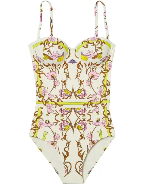 tory burch one piece swimsuit with print