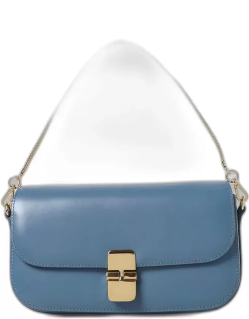 Shoulder Bag A.P.C. Woman colour Gnawed Blue
