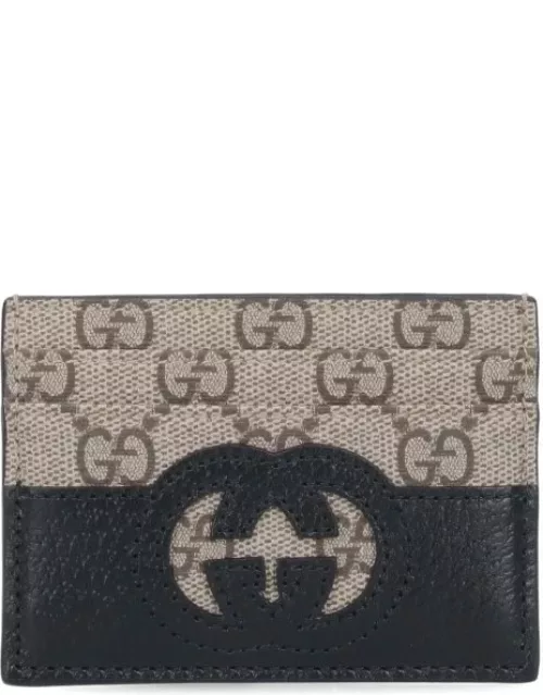 Gucci 'Incrocio Gg' Cut-Out Card Holder
