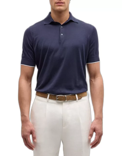Men's Cotton Dress Polo Shirt