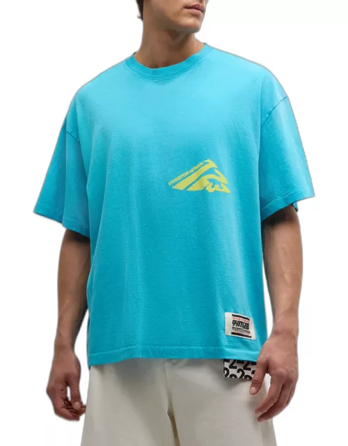 Men's USO Gymnostic Logo-Print Short-Sleeve T-Shirt