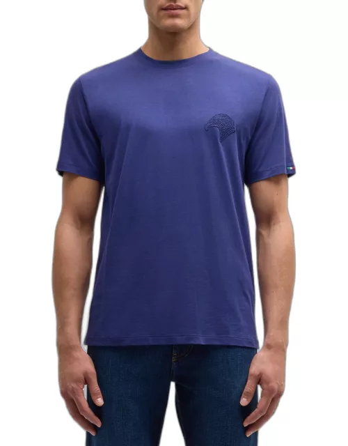 Men's Cotton Embroidered T-Shirt