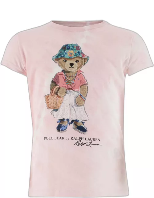 Polo Ralph Lauren Cotton T-shirt With Polo Bear