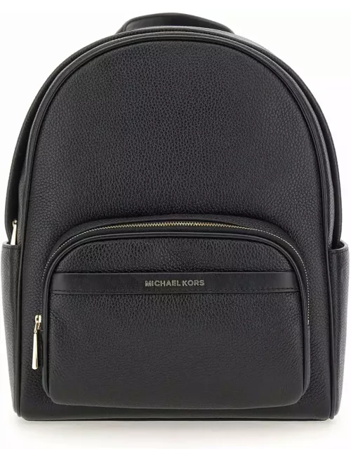 Michael Kors Leather Backpack With Logo