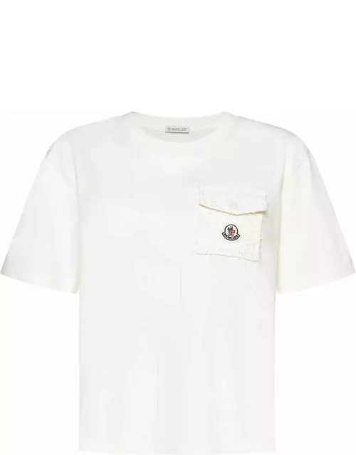 Moncler Chest-pocket Cotton-blend T-shirt