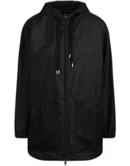 Moncler Mesh-panels Hooded Jacket