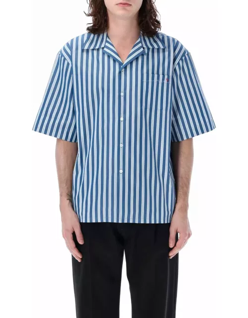 Marni Striped Poplin Bowling Shirt