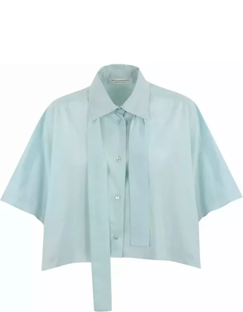 Philosophy di Lorenzo Serafini Cropped Cotton Shirt