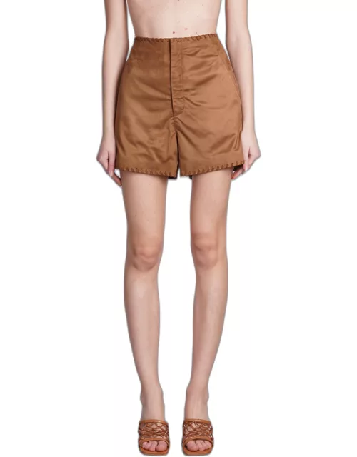 MVP Wardrobe Paloma Eco Shorts In Brown Polyester