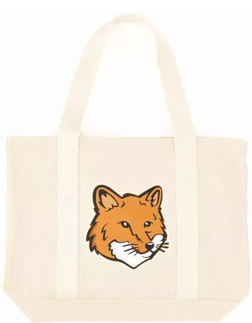 Maison Kitsuné Fox Head Print Bag