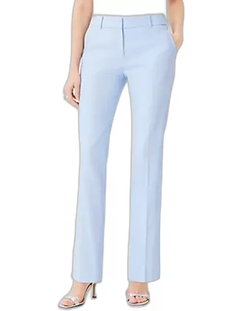 Ann Taylor The Mid Rise Straight Pant in Linen Twil