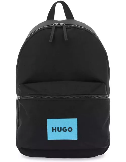 HUGO recycled nylon backpack in