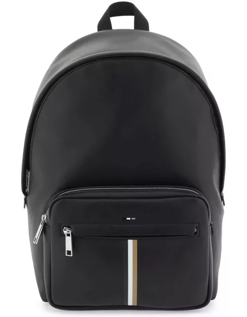 BOSS Eco-leather backpack