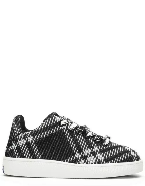 Black/White Check pattern Box sneaker