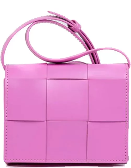 ALEO Matchbox Mini Crossbody Leather Bag - Pink