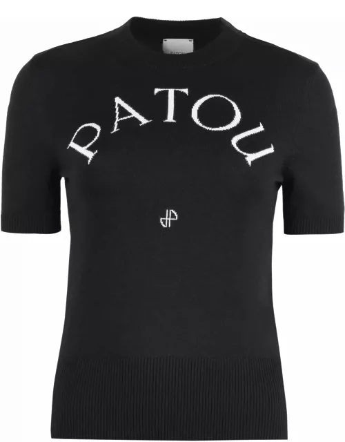 Patou Logo Knitted T-shirt