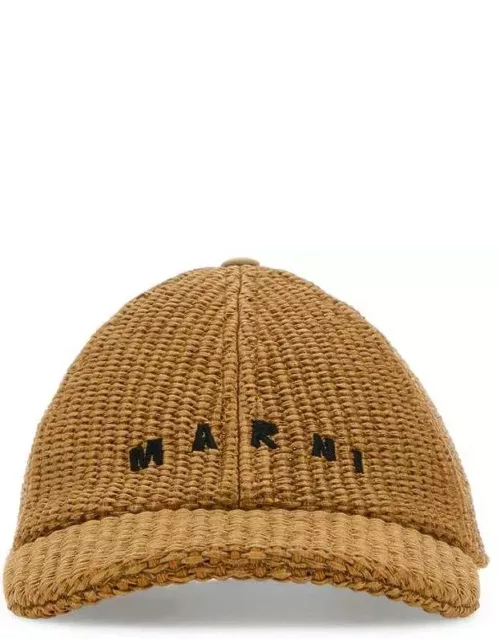 Marni Logo Embroidered Baseball Cap