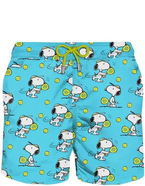 MC2 Saint Barth Man Swim Shorts With Snoopy Print Snoopy - Peanuts Special Edition