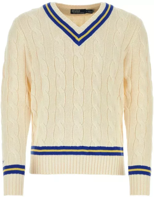 Ralph Lauren Cream Cotton Sweater