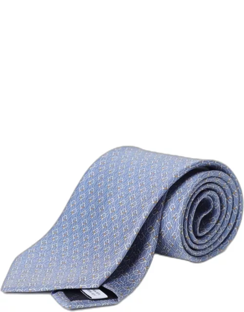 Tie FERRAGAMO Men colour Gnawed Blue