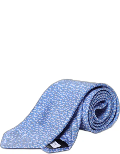 Tie FERRAGAMO Men colour Gnawed Blue
