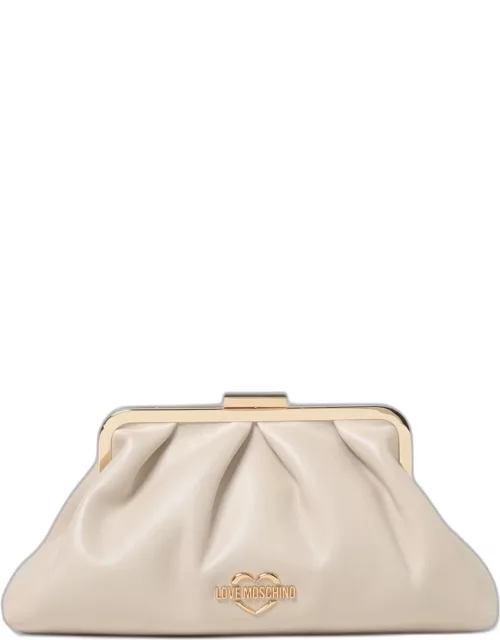 Clutch LOVE MOSCHINO Woman colour Ivory