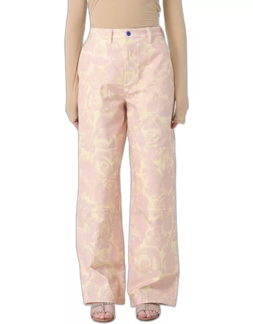 Trousers BURBERRY Woman colour Pink