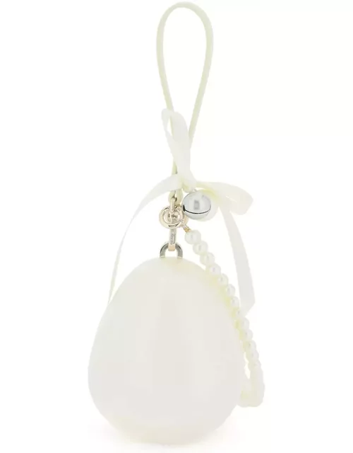 SIMONE ROCHA Mini Micro Egg Bag with Bell Char