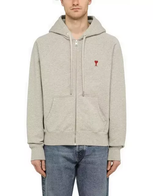 Ami De Coeur light grey zip sweatshirt