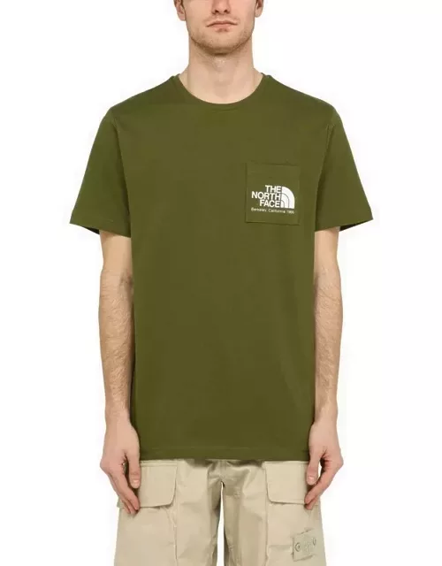 Logo-print t-shirt forest green