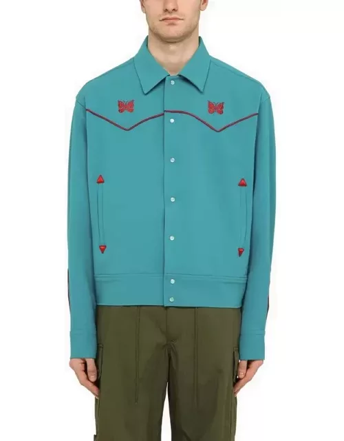 Light turquoise bomber jacket
