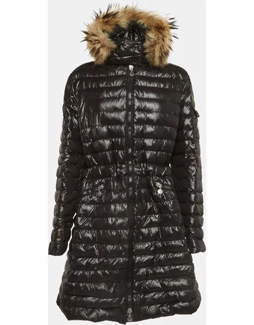 Moncler Black Nylon Quilted Puffer Jacket