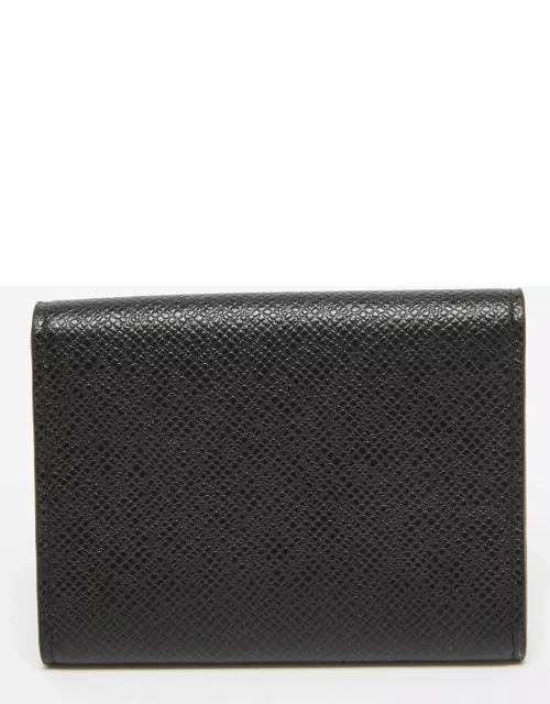 Louis Vuitton Black Taiga Leather Business Card Holder