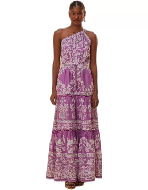 Lilac Sweet Garden Maxi Dress, SWEET GARDEN LILAC /