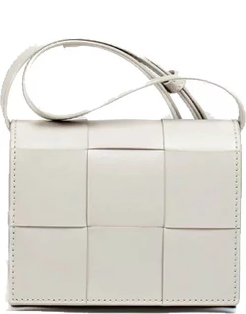 ALEO Matchbox Mini Crossbody Leather Bag - Pumice