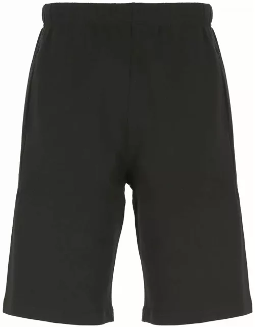 Kenzo Black Cotton Bermuda Short