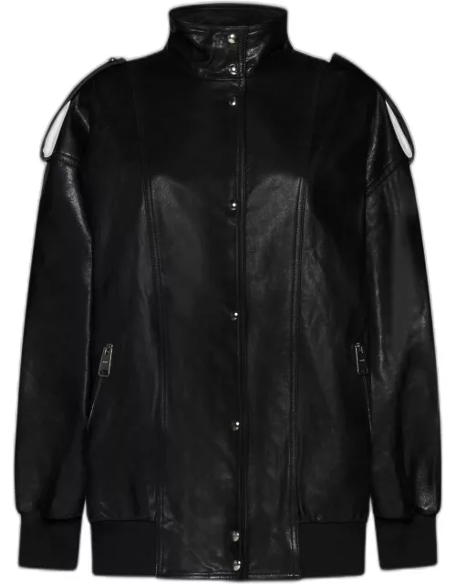 Khaite Farris Leather Jacket