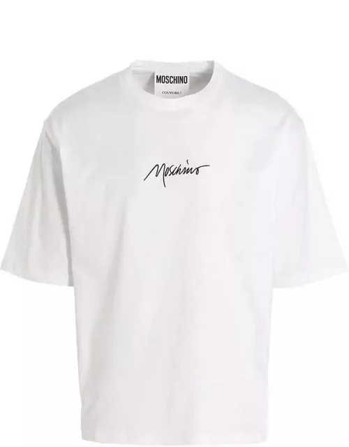 Moschino Logo Embroidery T-shirt