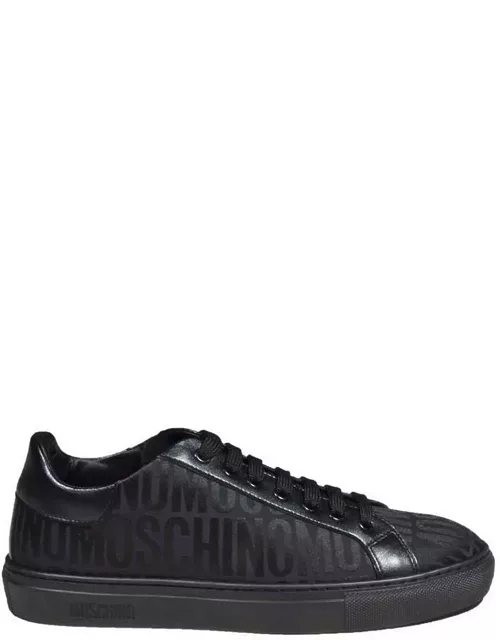 Moschino All-over Monogram Jacquard Lace-up Sneaker