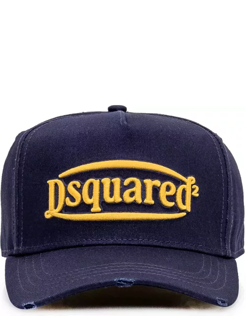 Dsquared2 Logo Embroidered Baseball Cap