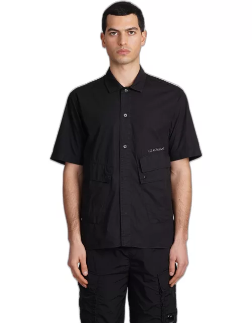 C.P. Company Shirt In Black Cotton