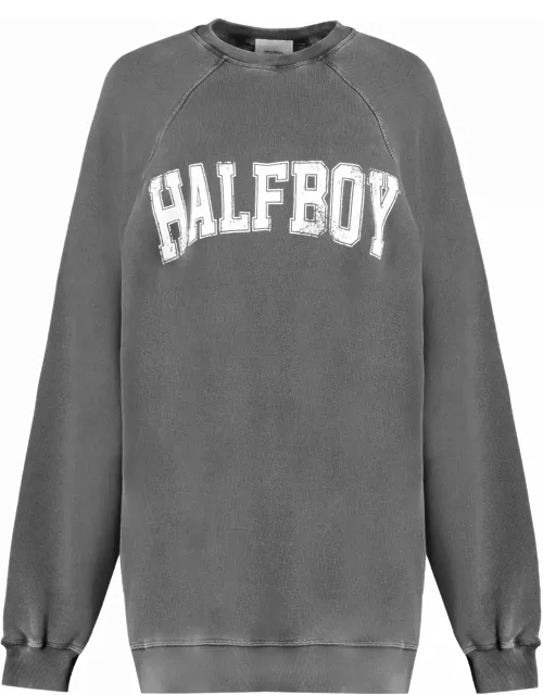 HALFBOY Cotton Crew-neck Sweatshirt