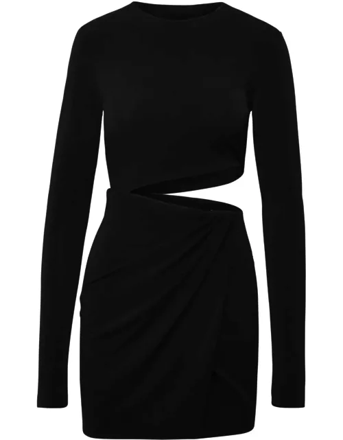 The Andamane Gia Black Polyester Dres