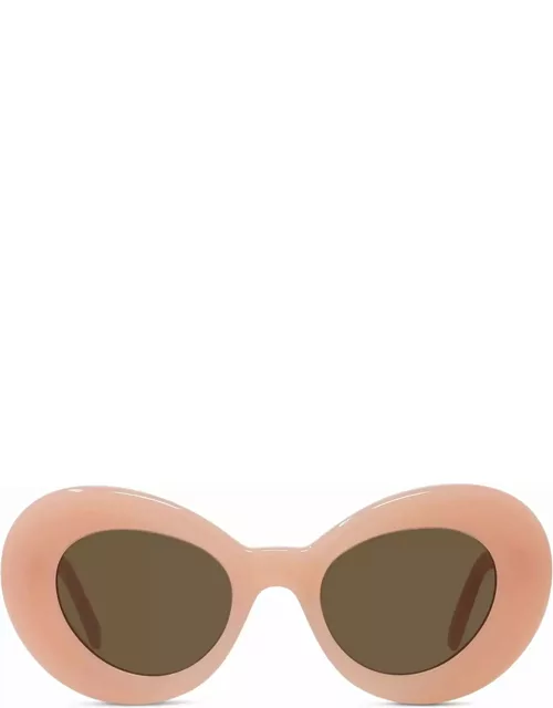 Loewe Lw40112i - Shiny Pink Sunglasse